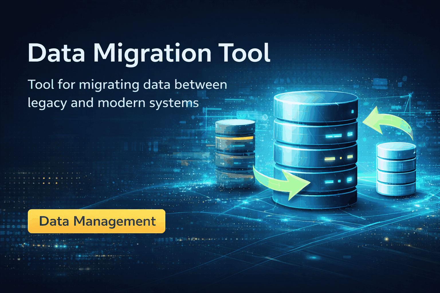 Data Migration Tool interface screenshot